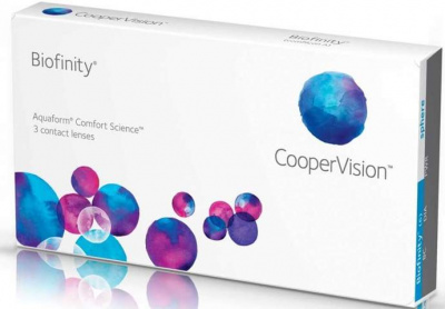 Линзы контактные biofinity биофинити плановой замены -5,50 №3