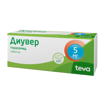 Диувер таб. 5мг №60