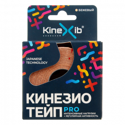 Кинексиб classic бинт кинезио-тейп нестер адгезивный восстан бежевый 5мх5см