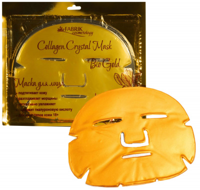 Коллаген crystal mask bio gold маска д/лица