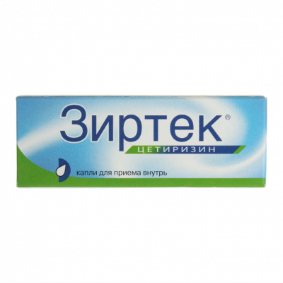 Зиртек капли внутр. 10мг/мл 20мл №1