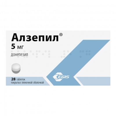 Алзепил 5 мг N28 таблетки