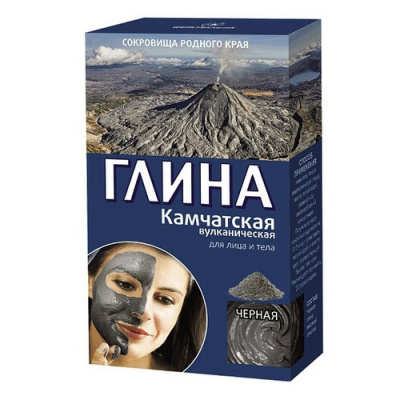 Глина черная камчатская 100г