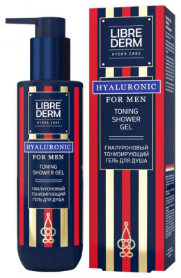 Либридерм for men гиалурон гель д/душа тонизирующий 250мл