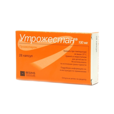 Утрожестан 100 мг N28 капсулы