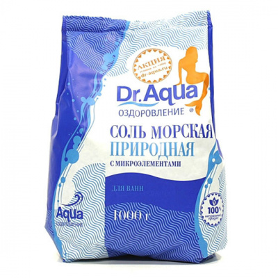 Доктор Аква Морская природная соль 1000 г