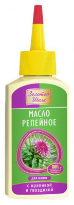 Золотой шелк масло репейное крапива-гвоздика 90мл  (1836)