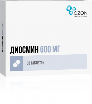 Диосмин 600 мг N30 таблетки