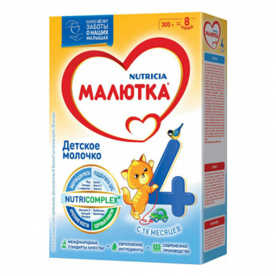ДП малютка 4 смесь сух.молочн. 300г