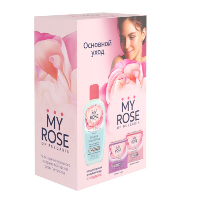 Май роуз/my rose of bulgaria набор :крем д/лица дневной 50мл+крем д/лица ночной 50мл+крем
