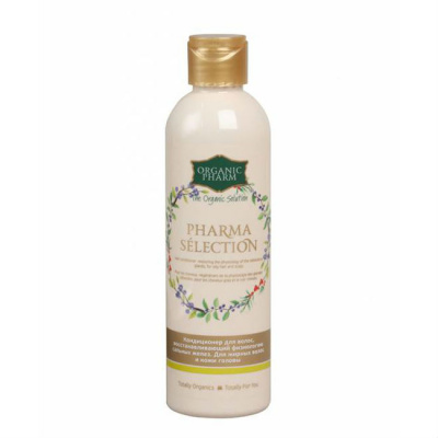 Фарма органик фармаселекшен кондиционер восст физ желез д/жирных волос и кожи головы 250мл