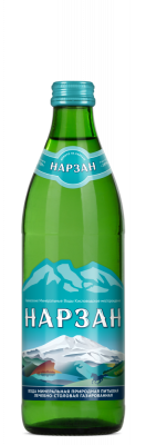 Вода минеральная Нарзан 450мл  (стекло)