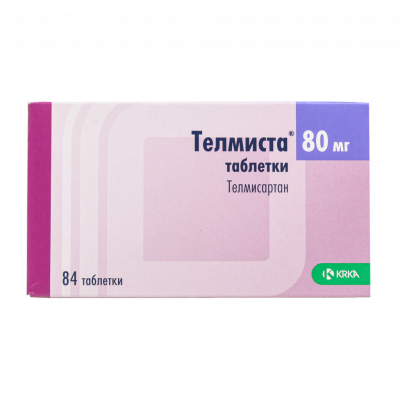 Телмиста таб. 80мг №84