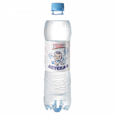 Вода питьевая детская Стэлмас 0+ 0,6л без газа