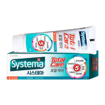 З/паста Лайон dentor systema total care забота о полости рта мята 120г