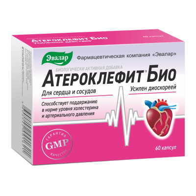 Атероклефит БИО 250 мг N60 капсулы