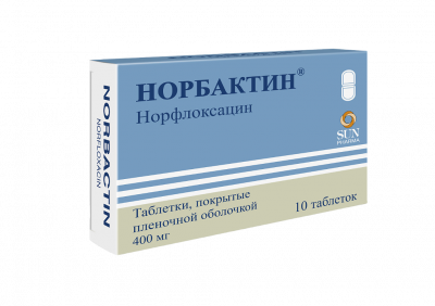 Норбактин 400 мг N10 таблетки покрытые пленочной оболочкой