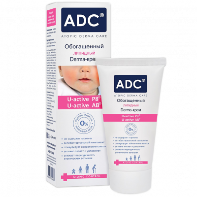 Наша мама крем adc derma д/детей и взрослых обогащенный липидный 50мл