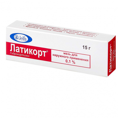 Латикорт 0,1% 15 г мазь