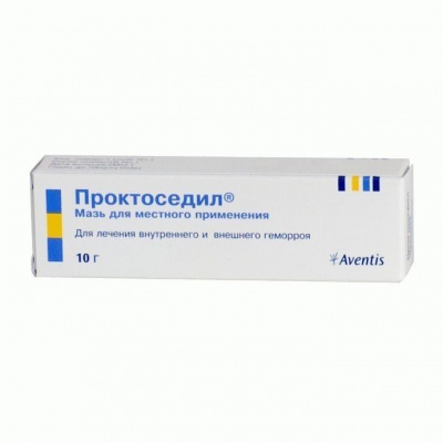Проктоседил 10 г мазь для местного применения