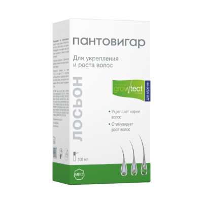 Пантовигар лосьон д/укрепления и роста волос д/мужчин growtest formula 100мл