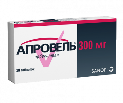Апровель 300 мг N28 таблетки