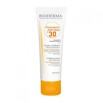 Биодерма фотодерм AKN эмульсия матирующая spf30 40мл  (028481C)