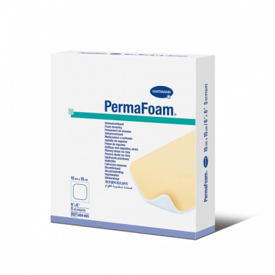 Повязка Пемафом/permafoam губчатая 15 х 15см N5  (409405)