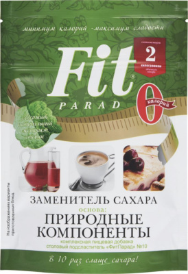 Фит парад заменитель сахара N10 200г  (дой пак)