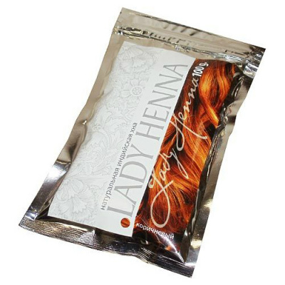 Lady henna хна натуральная 100г коричневая 