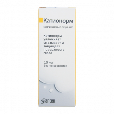 КАТИОНОРМ капли глазные с дозатором 10 мл