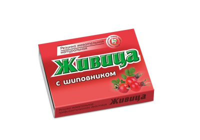 Таежная смолка жев резинка Живица шиповник №5