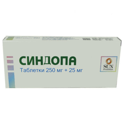 Синдопа таб. 250мг+25мг №50