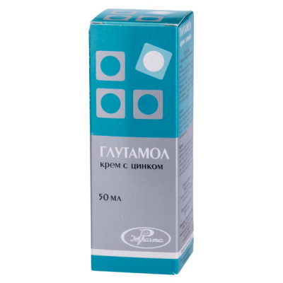 Глутамол с цинком 50 г крем
