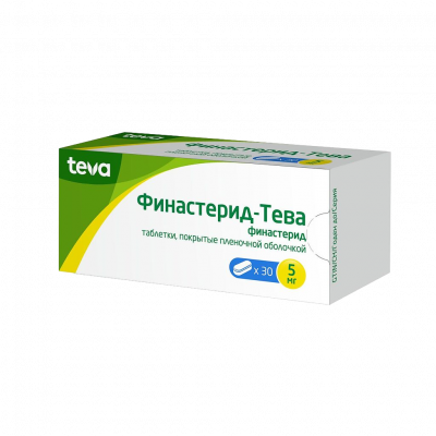 Финастерид-ТЕВА 5 мг N30 таблетки покрытые пленочной оболочкой
