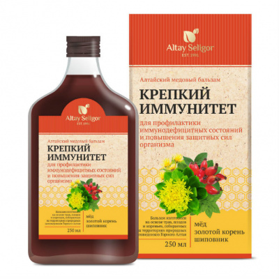 Бальзам Медовый крепкий иммунитет 250мл