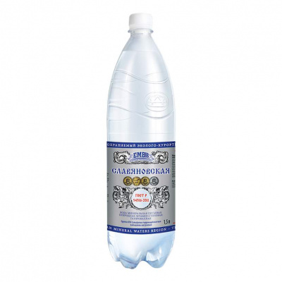 Вода минеральная Славяновская 1,5л  (пэ)