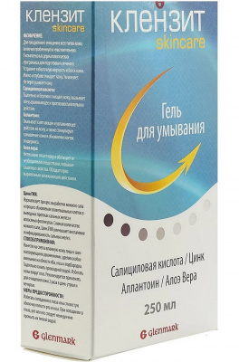 Клензит гель skincare д/умывания 250мл