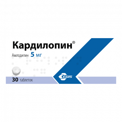 Кардилопин 5 мг N30 таблетки