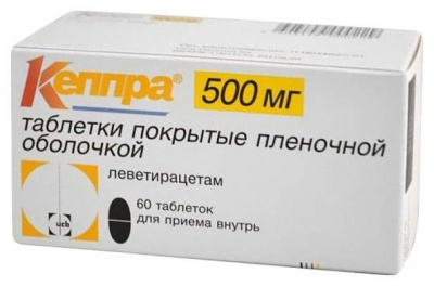 Кеппра таб. п.п.о. 500мг №60