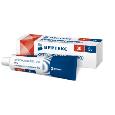 Кетопрофен 5% 30 г гель для наружного применения