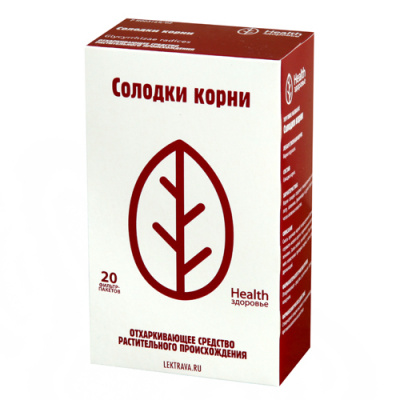 Солодка корни 1,5г №20