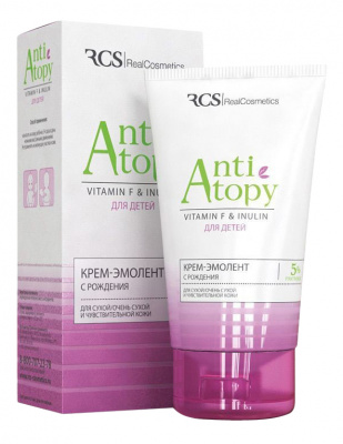 RCS/реал косметик anti atopy крем-эмолент с рождения д/сухой и очень сухой чувствит кожи 150мл