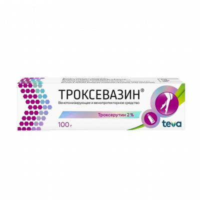 Троксевазин гель 2% 100г №1