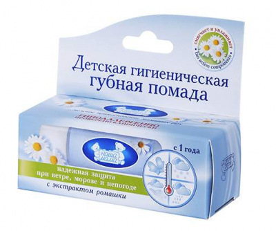 Наша мама помада гигиеническая детская с ромашкой 3,5г  (8535)