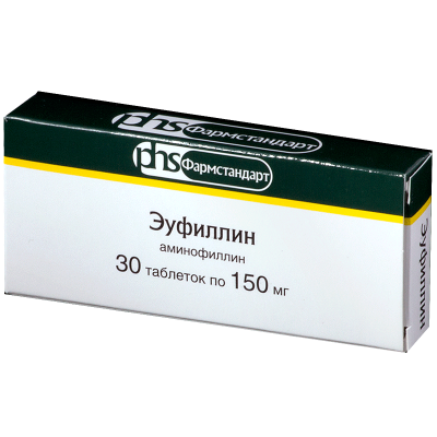 Эуфиллин таб. 150мг №30